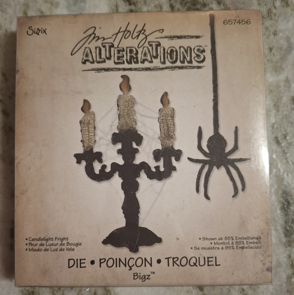 Tim Holtz Bigz Candlelight Fright Die #657456 NIB